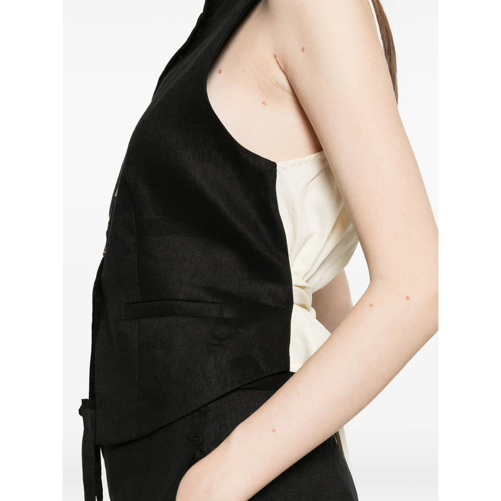 Jc Sophie Waistcoats - Black, Neutral | d1d02bd3221b338f1a8b770a90cb8fd8dce4fd30