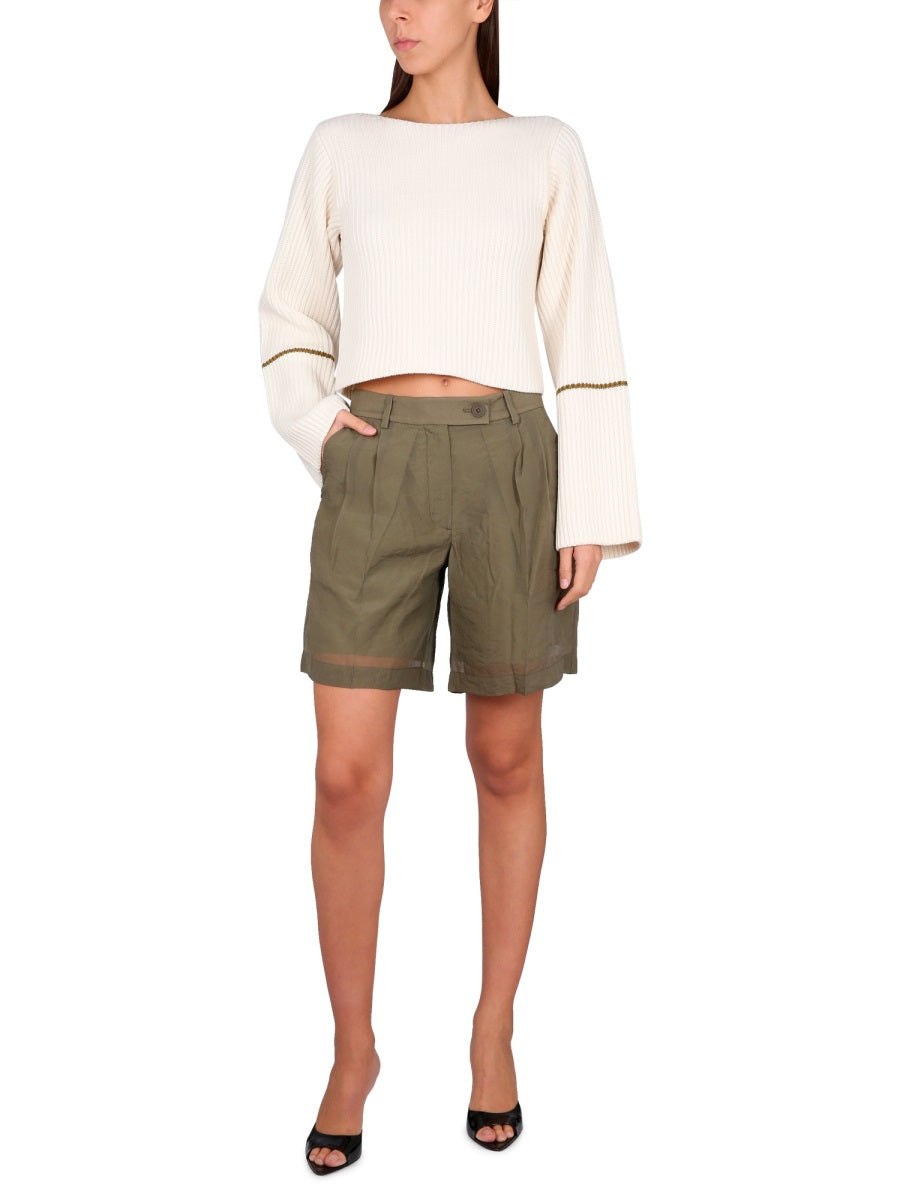 Helmut Lang Shorts - Green | Wanan Luxury
