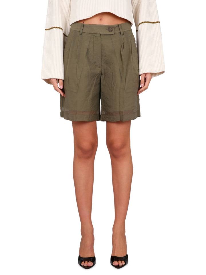 Helmut Lang Shorts - Green | Wanan Luxury