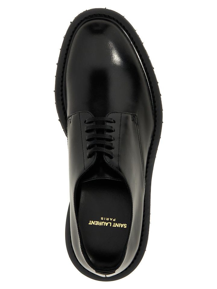 Army Lace Up Shoes Black