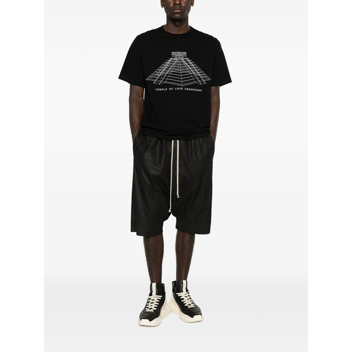 Rick Owens T Shirts - Black | cb4e7c1e4932d1165af7d64e50f0a9e28fff438a
