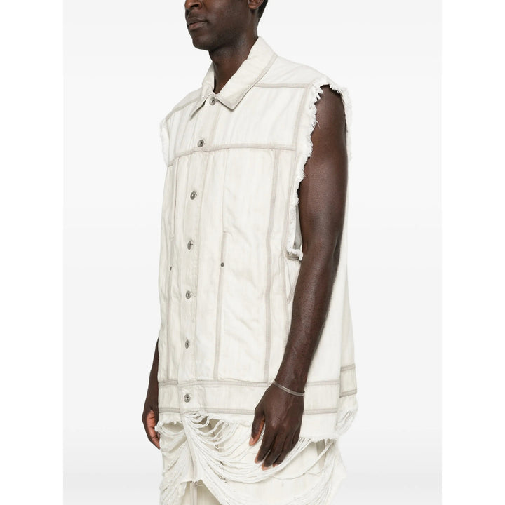 Rick Owens Outwear Waistcoats - Neutral | 937a7e6abf1a3e79f3966262a5b4d4a2012f229b