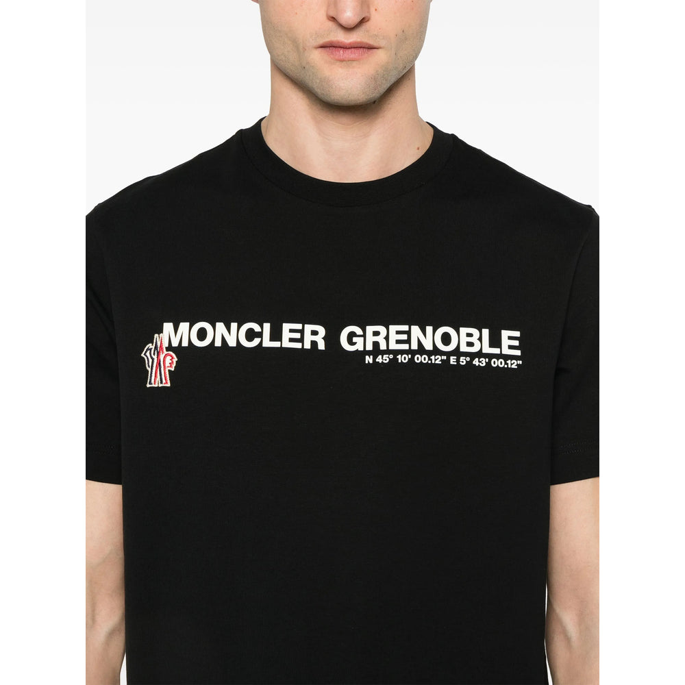 Moncler Grenoble T Shirts - Black | d6443b6e4bde6525aa214bf55a99afef49427cd2