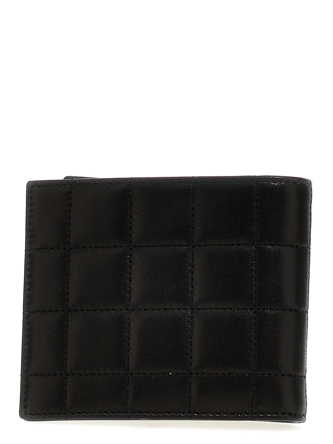 Quilted Logo Wallet Wallets, Card Holders Black