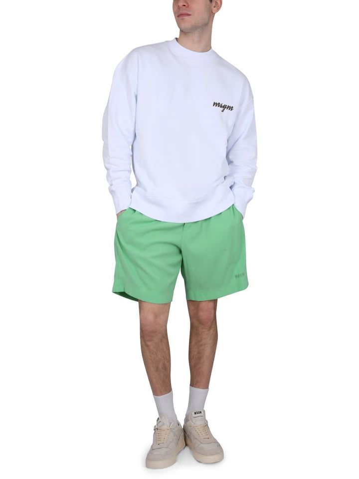 MSGM Sweatshirts - White | Wanan Luxury