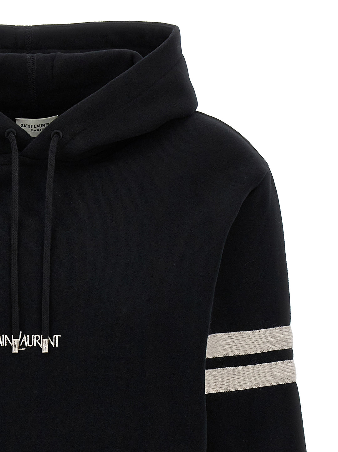 Saint Laurent Saint Laurent Sweatshirt - White/Black | 9b9756ccabd5de38f6857a709c577da8551fc5a3