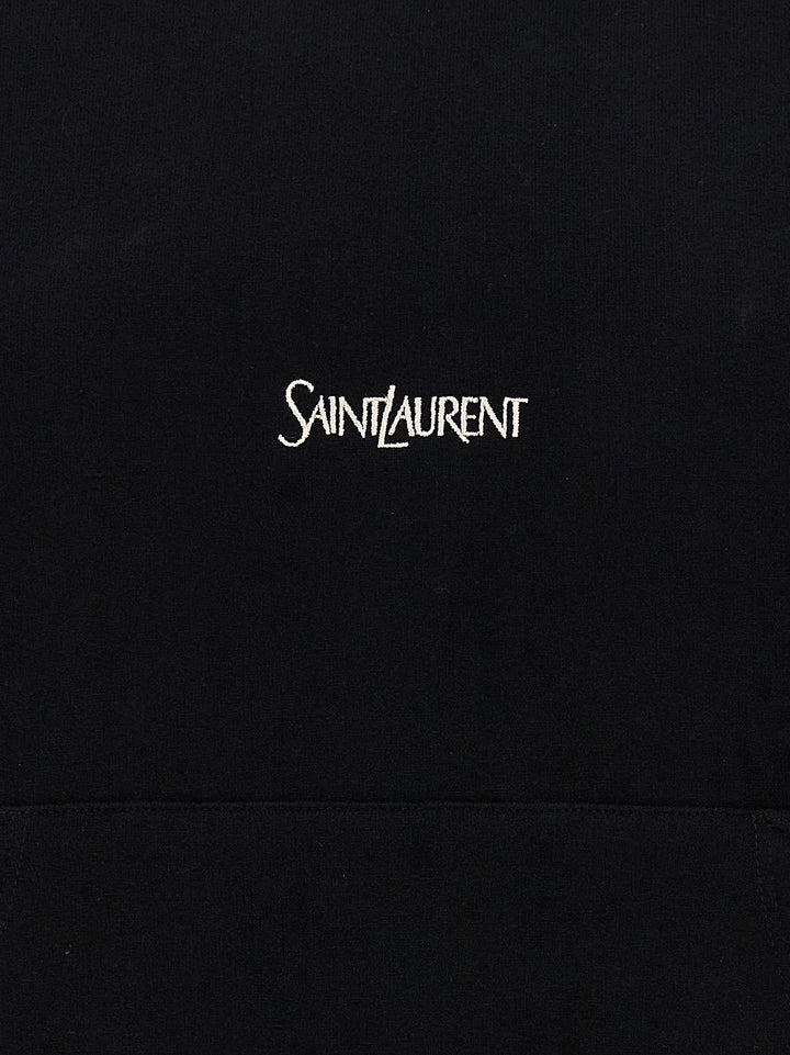 Saint Laurent Saint Laurent Sweatshirt - White/Black | e5cf36ff168ad5485bcbbfa9747235a1ea20e34c