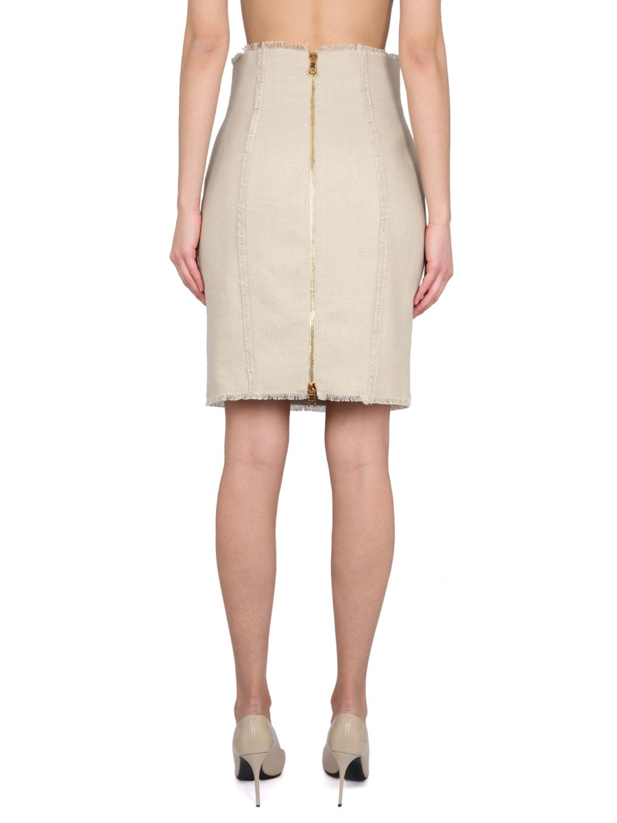 Balmain Skirts - Beige | Wanan Luxury