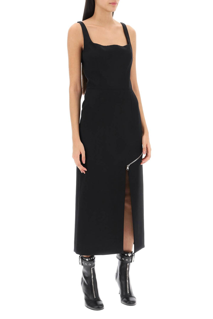 Midi Sheath Dress With Convertible Panel