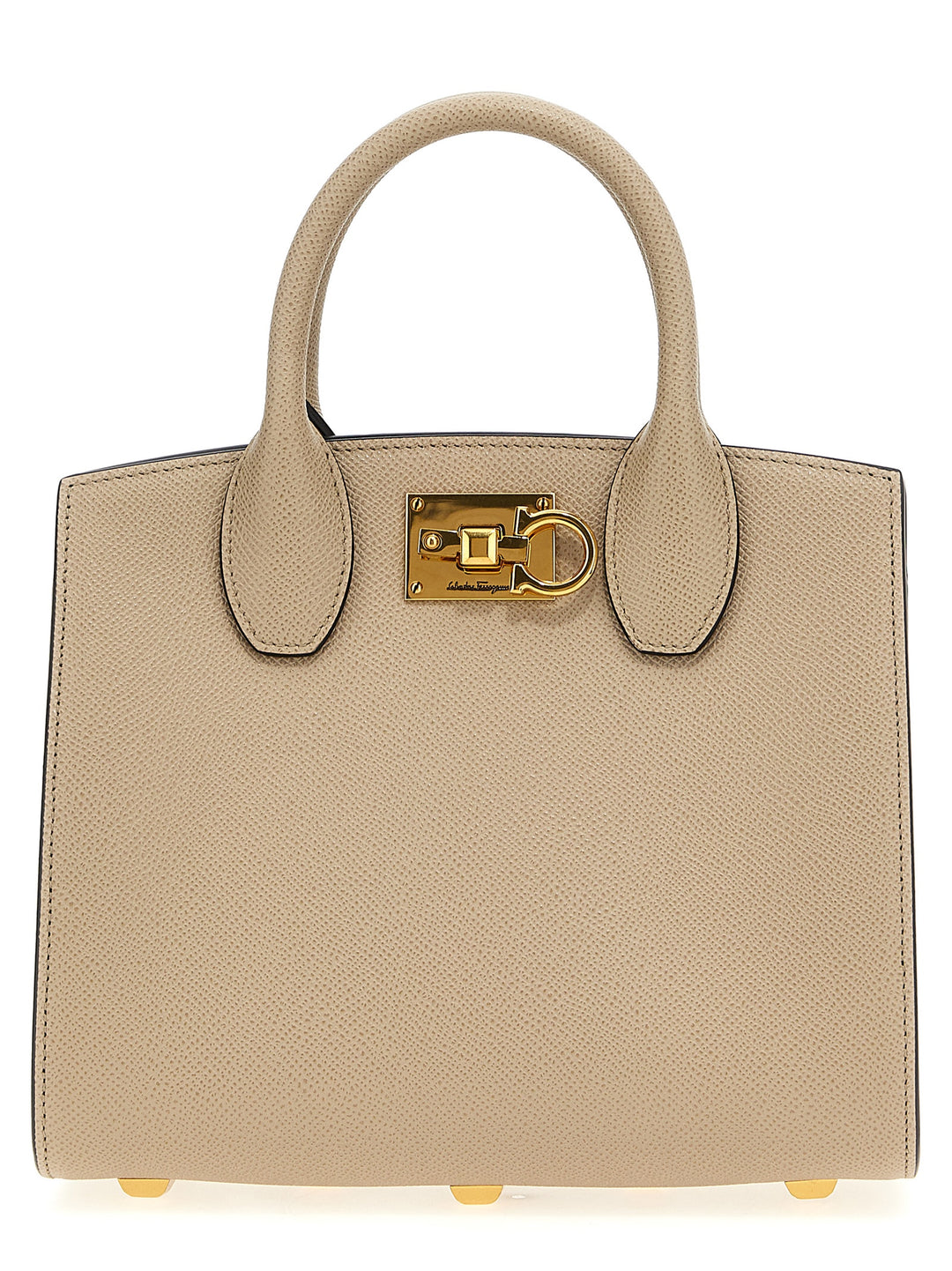 Studio Box Mini Hand Bags Beige