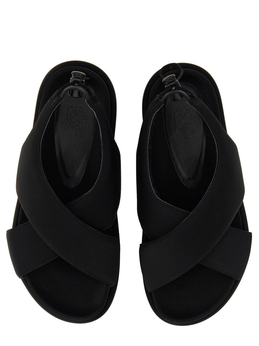 Gia Borghini Sandals - Black | Wanan Luxury