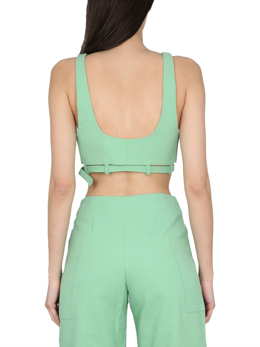 Ganni Tops - Green | Wanan Luxury