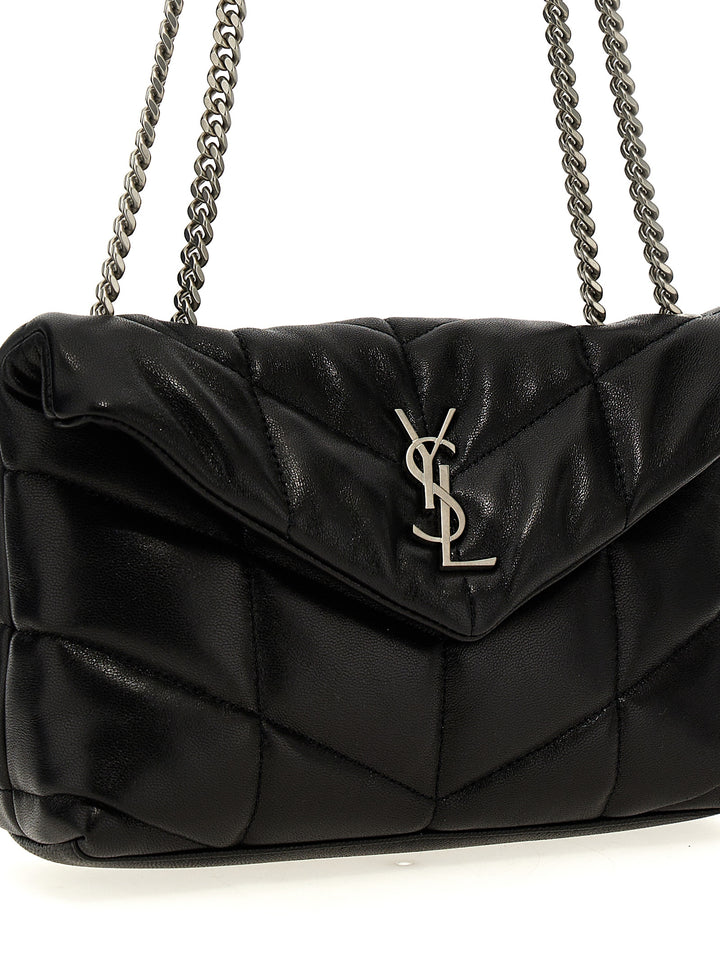 Saint Laurent Puffer Toy Shoulder Bags - Black | 1e46cb112e3ae00d708dcb60bb06a4e053da5016