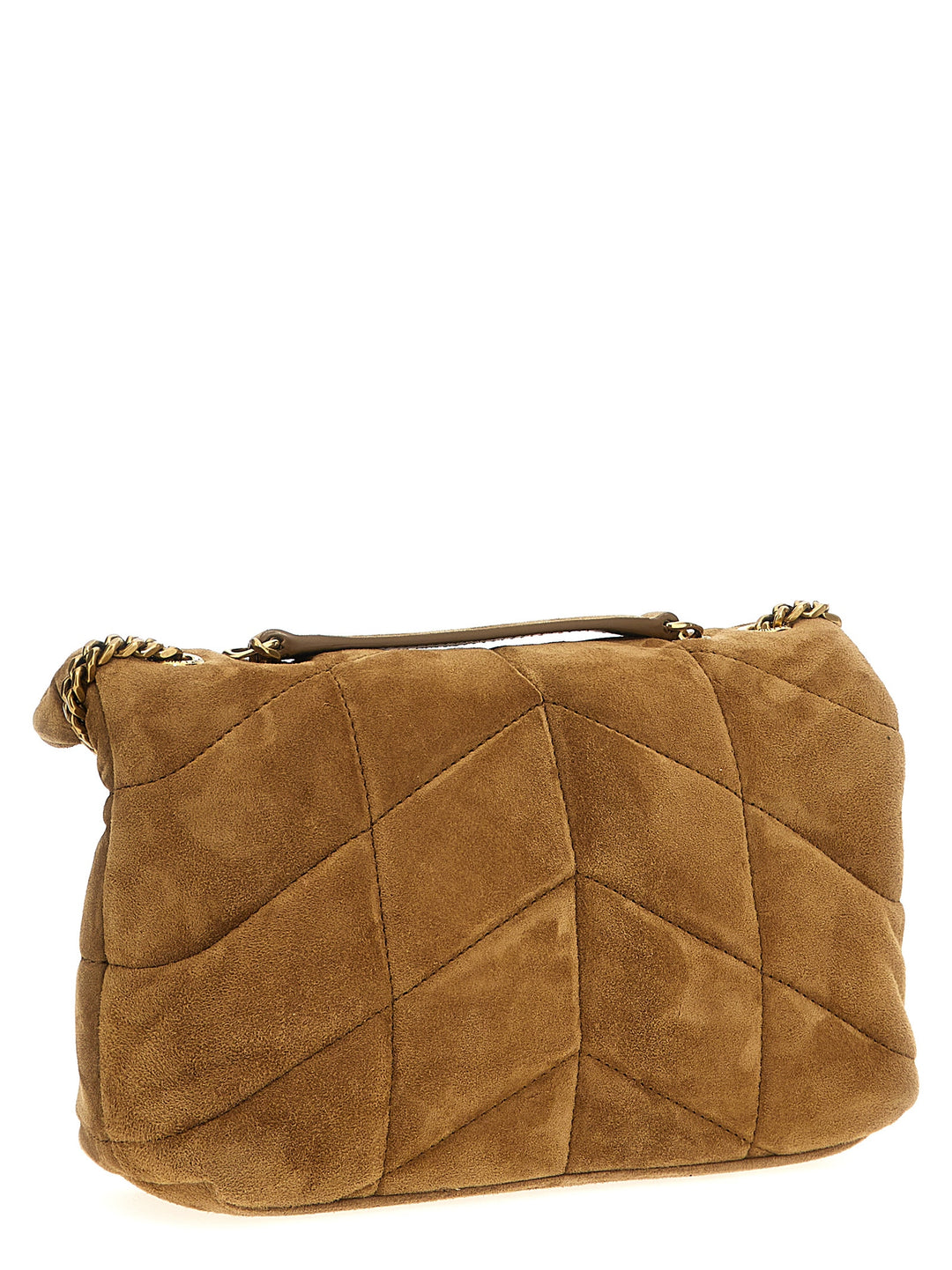 Puffer Toy Shoulder Bags Beige