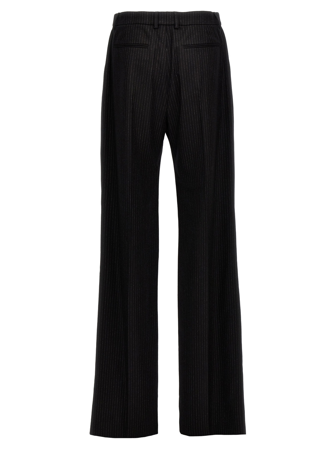 Pinstripe Pants Black