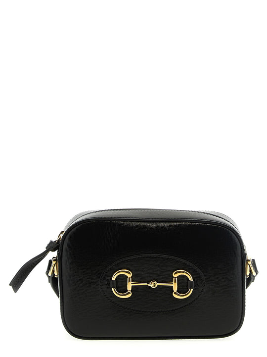 Gucci Horsebit 1955 Crossbody Bags Black