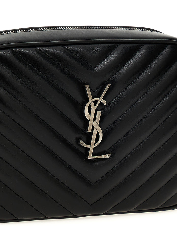 Saint Laurent Camera Bag Lou Crossbody Bags - Black | e2357965de77d8d17399c4734b0a5956f4dfc980