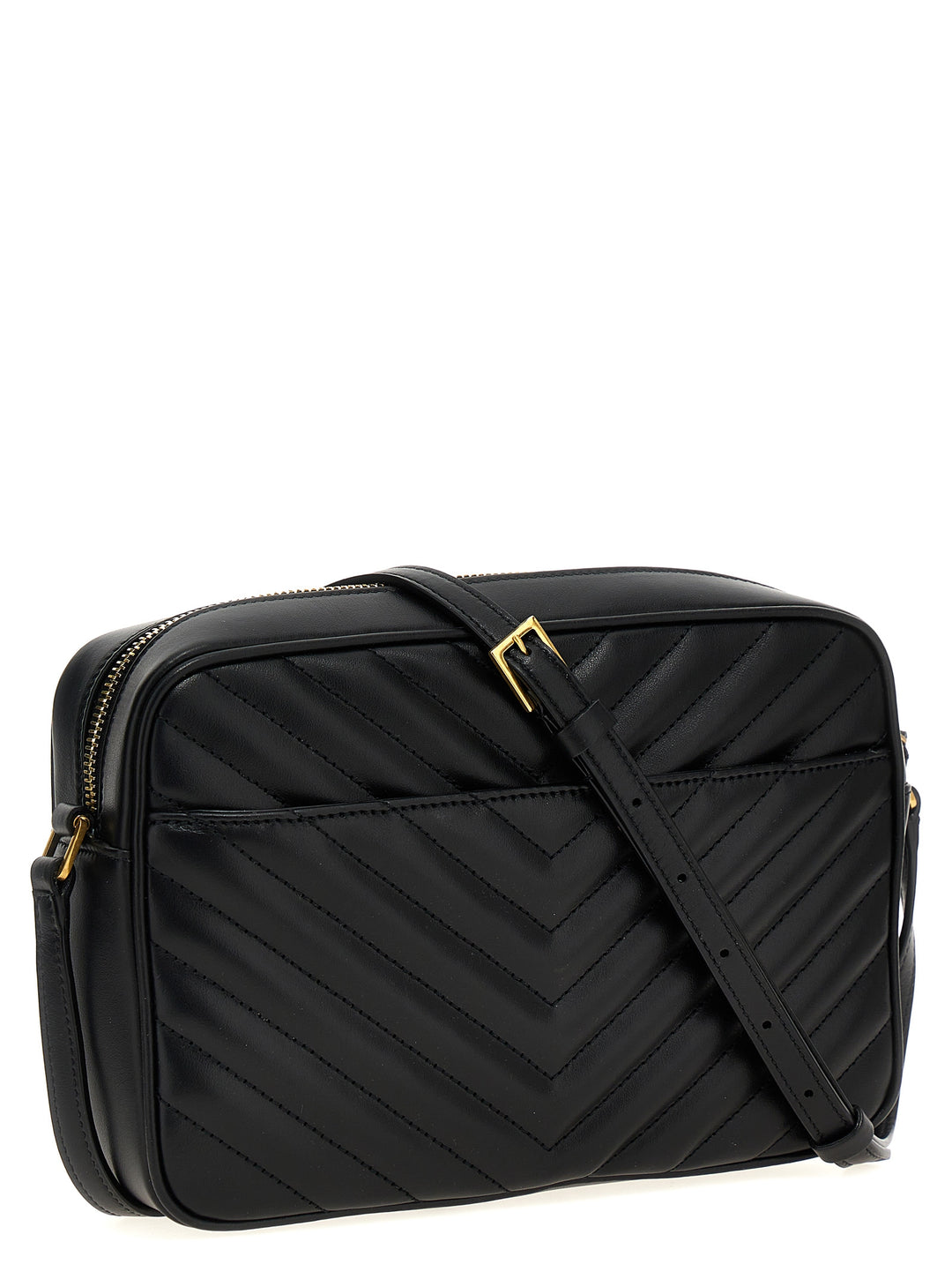 Saint Laurent Lou Crossbody Bags - Black | 8e01b11b9c6c57ca6b4f8b76280d56b9c9e6285a