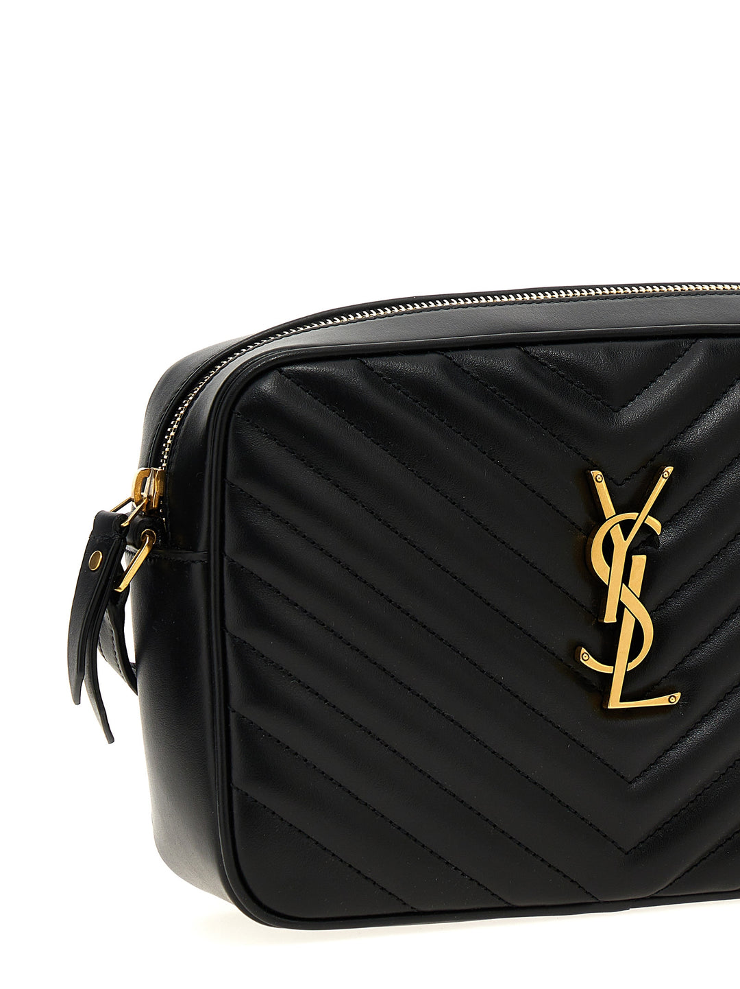 Saint Laurent Lou Crossbody Bags - Black | 357270a0eecbda1cde31ae10c4a284fa13c7a35f