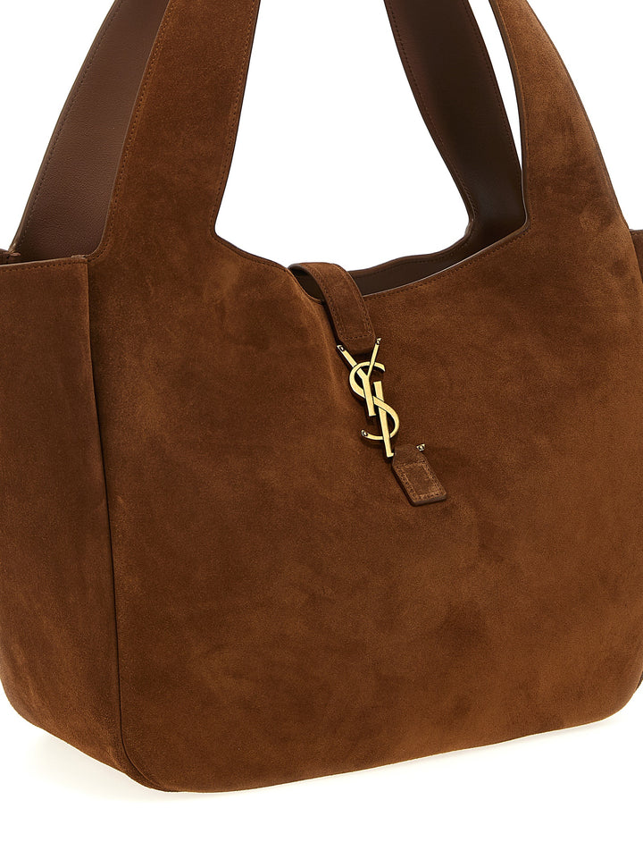 Saint Laurent Le 5 À 7 Bea Shoulder Bags - Brown | 9534d38378b7e4925eb2f110212e25c8fd36a496