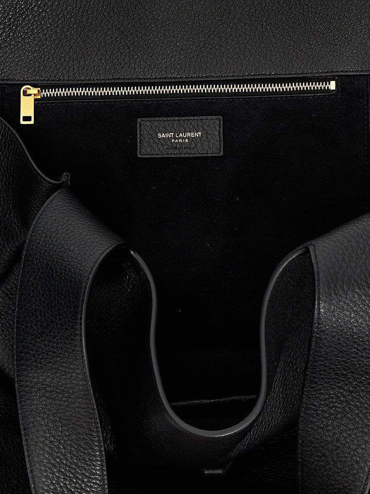 Saint Laurent Le 5 À 7 Bea Tote Bag - Black | 83459d4f5a85f169237229c424a398da5c740c01