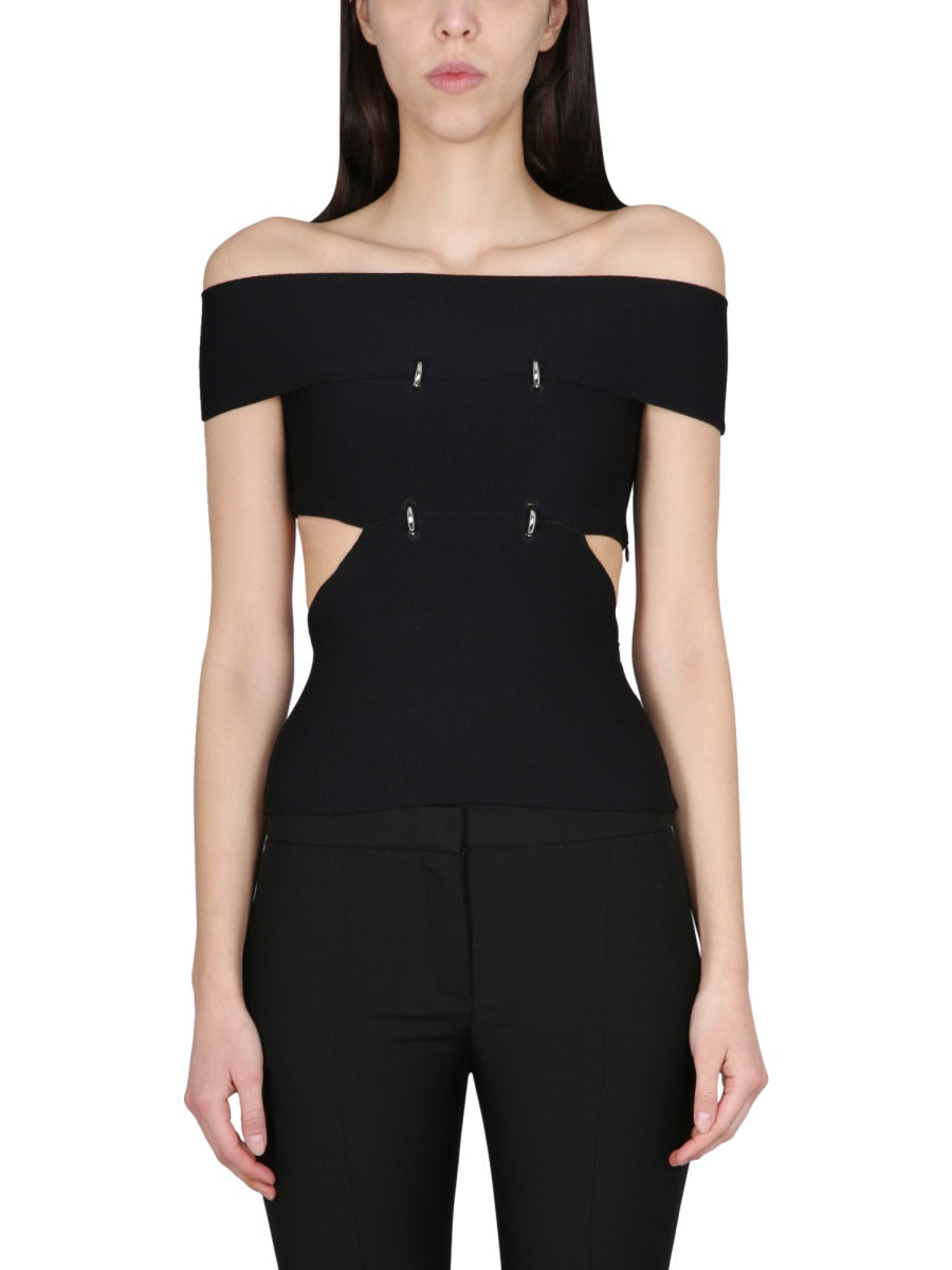 Alexander McQueen Tops - Black | Wanan Luxury