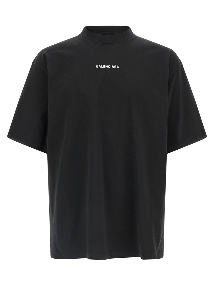 Balenciaga New Balenciaga Back T-shirt - White/Black | 91f2bae6e7ba2d5042e064aa849f62308c99df2a