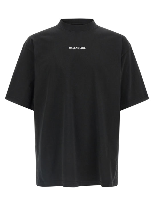 New Balenciaga Back T-Shirt White/Black