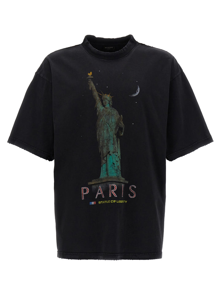 Paris Liberty T-Shirt Black