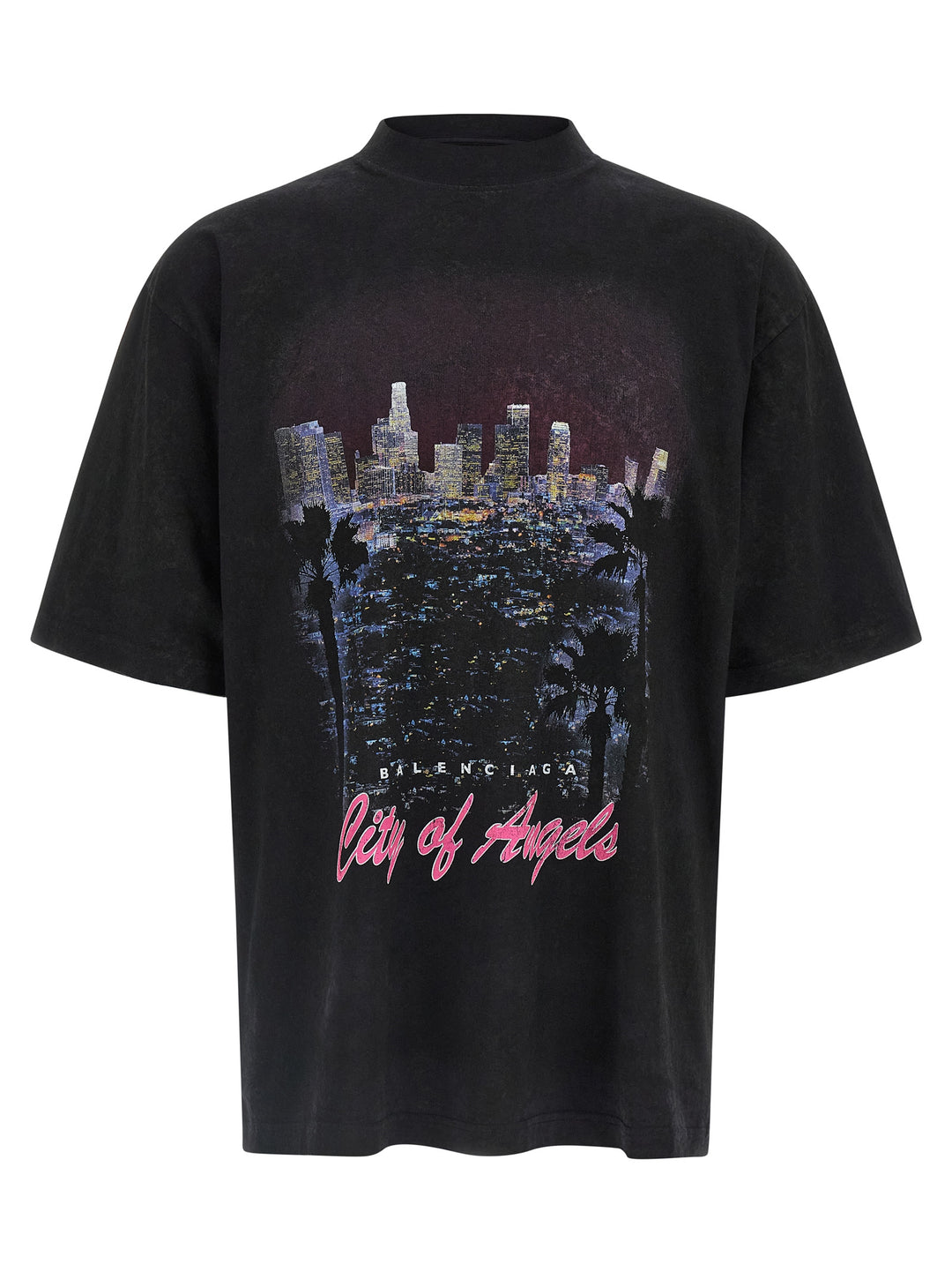 Balenciaga City Of Angels T-shirt - Black | 5330707a3a0fb444d24d6c4dd9f014f9fea0c6aa