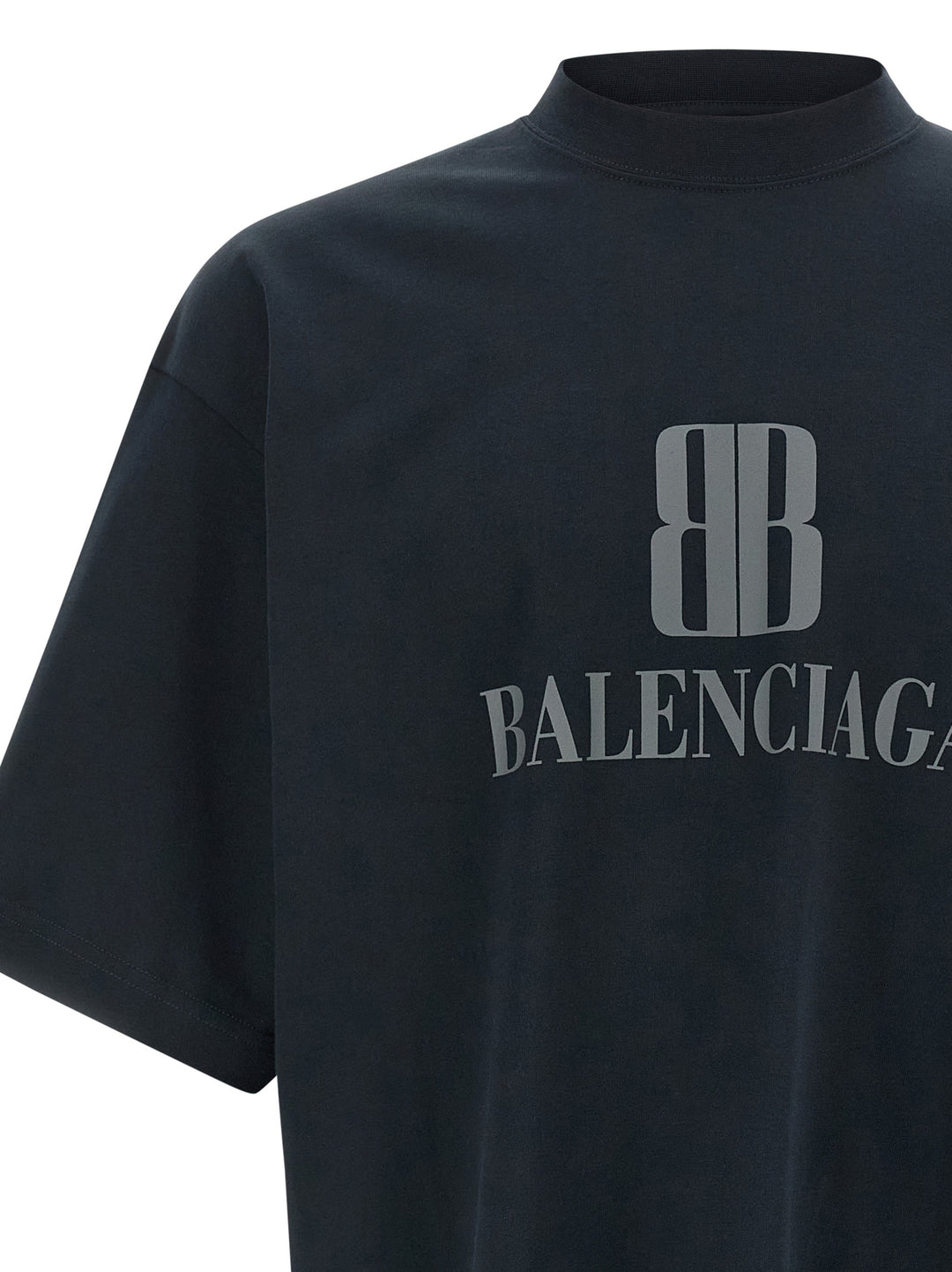 Balenciaga Nano Bb T-shirt - Black | 877d374a68c2d7b2da663408ef60f235fe130b61