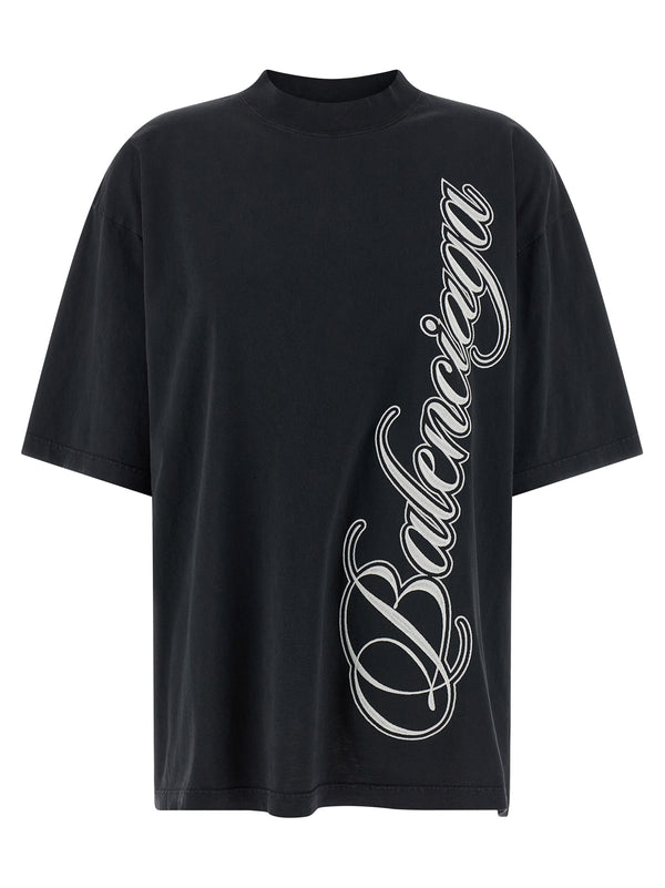 Cursive T-Shirt Black