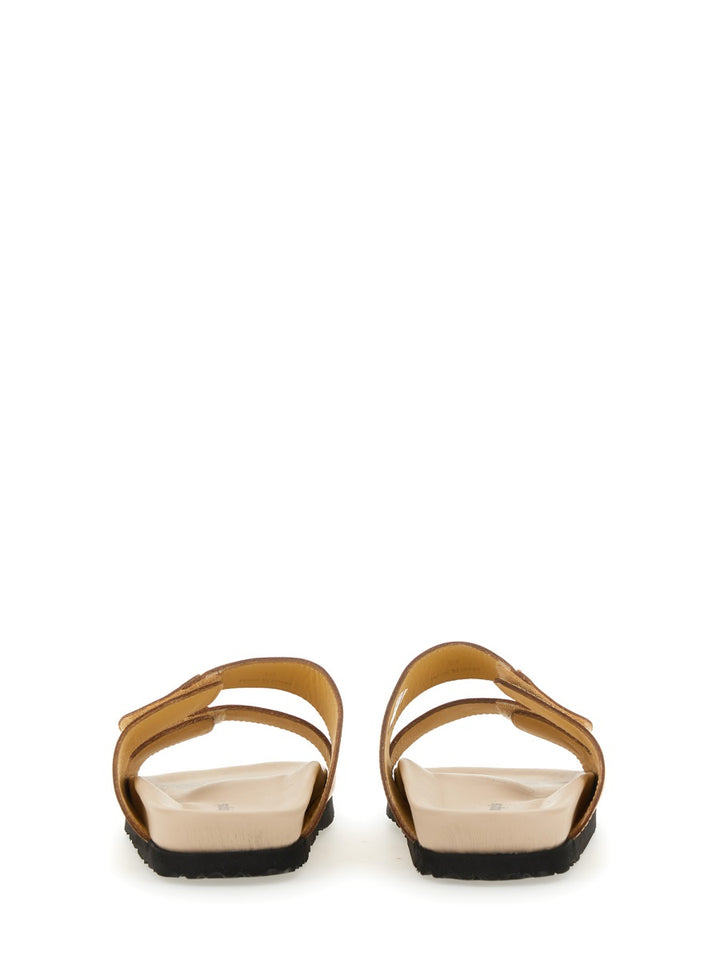 Palm Angels Sandals - Gold | Wanan Luxury