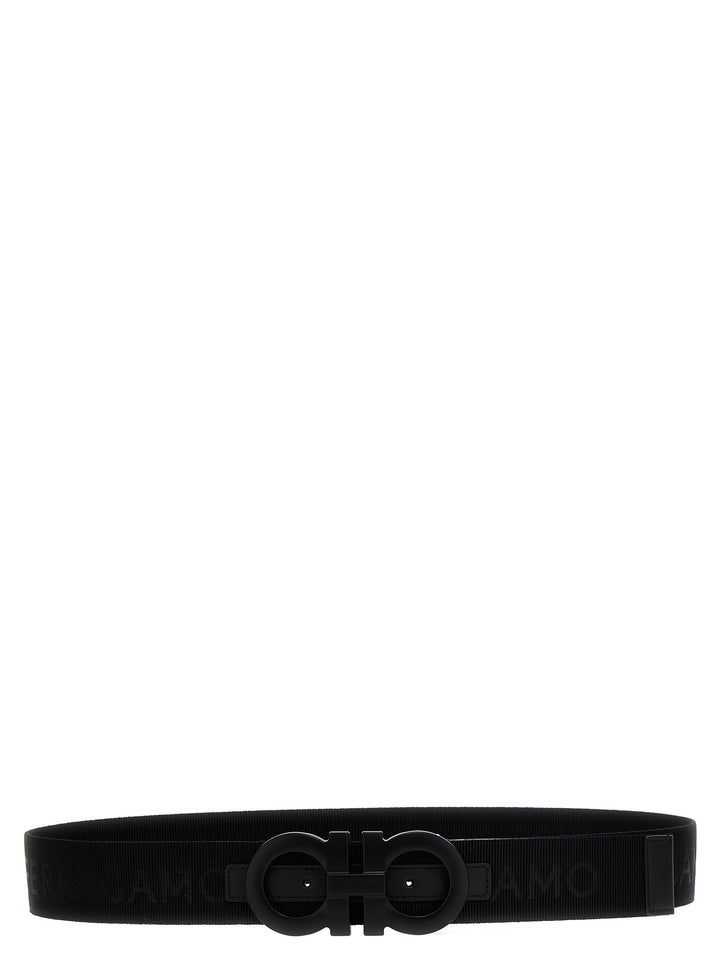 Logo Tape Belt Belts Black