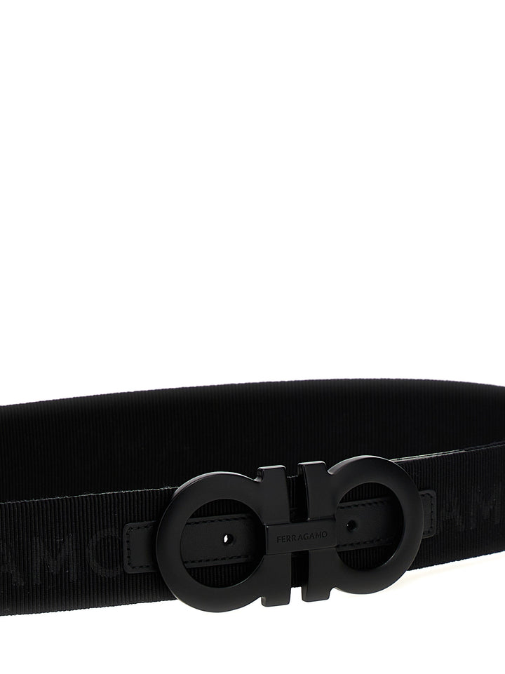 Logo Tape Belt Belts Black