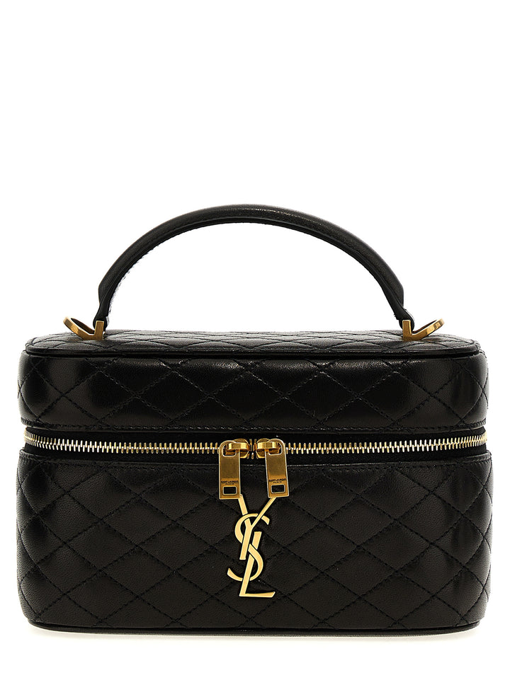 Saint Laurent Gaby Vanity Hand Bags - Black | 3d54174a1ca355c76d08e09b9be5abf79631e849