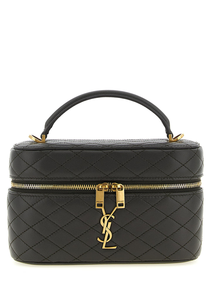 Saint Laurent Gaby Vanity Hand Bags - Gray | b2e7267c8fefa6223906d4a8b614496a5c3f3909