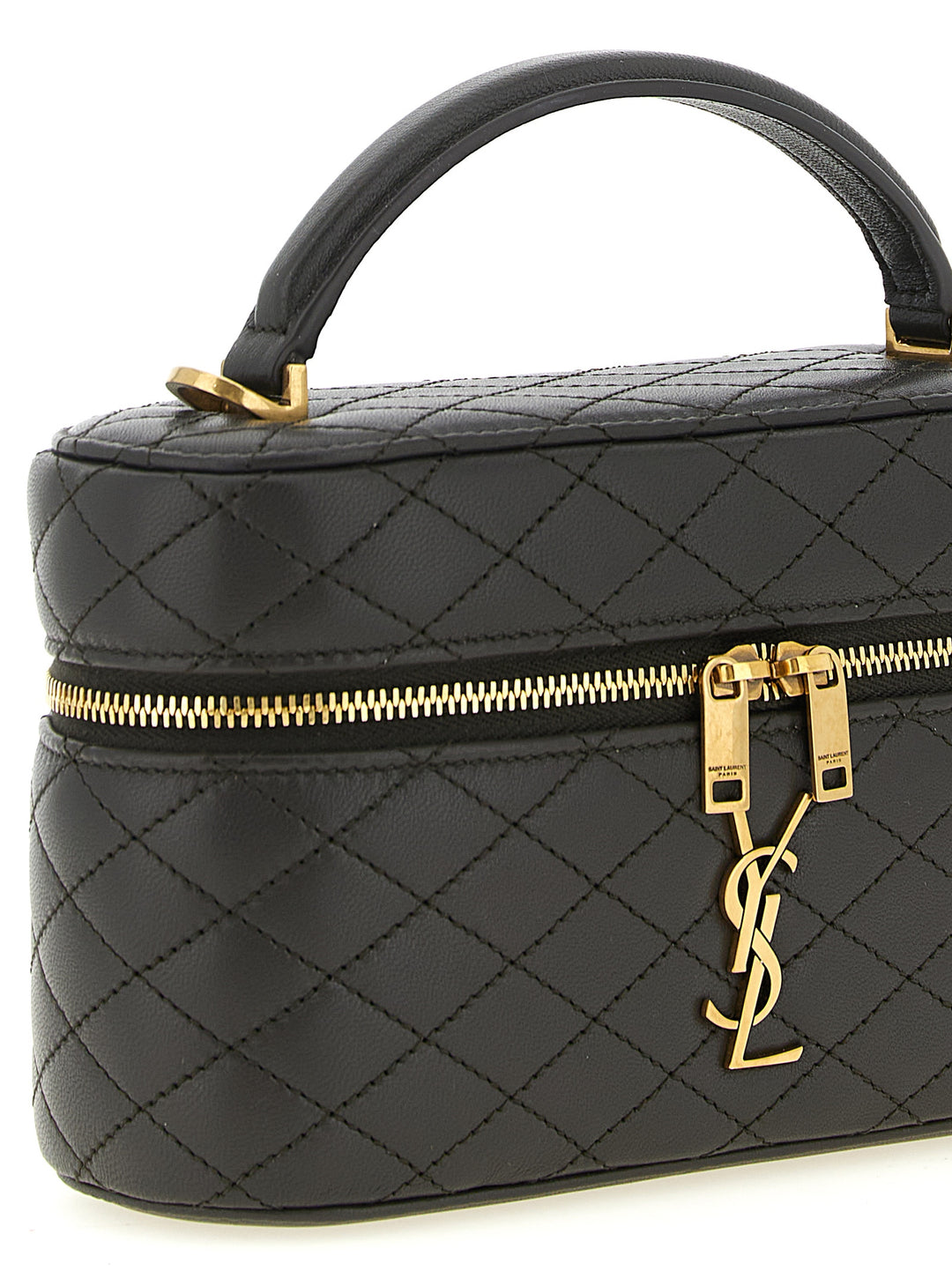 Saint Laurent Gaby Vanity Hand Bags - Gray | 309daba8eef9f8bc204348288df6d004c4a1c67f