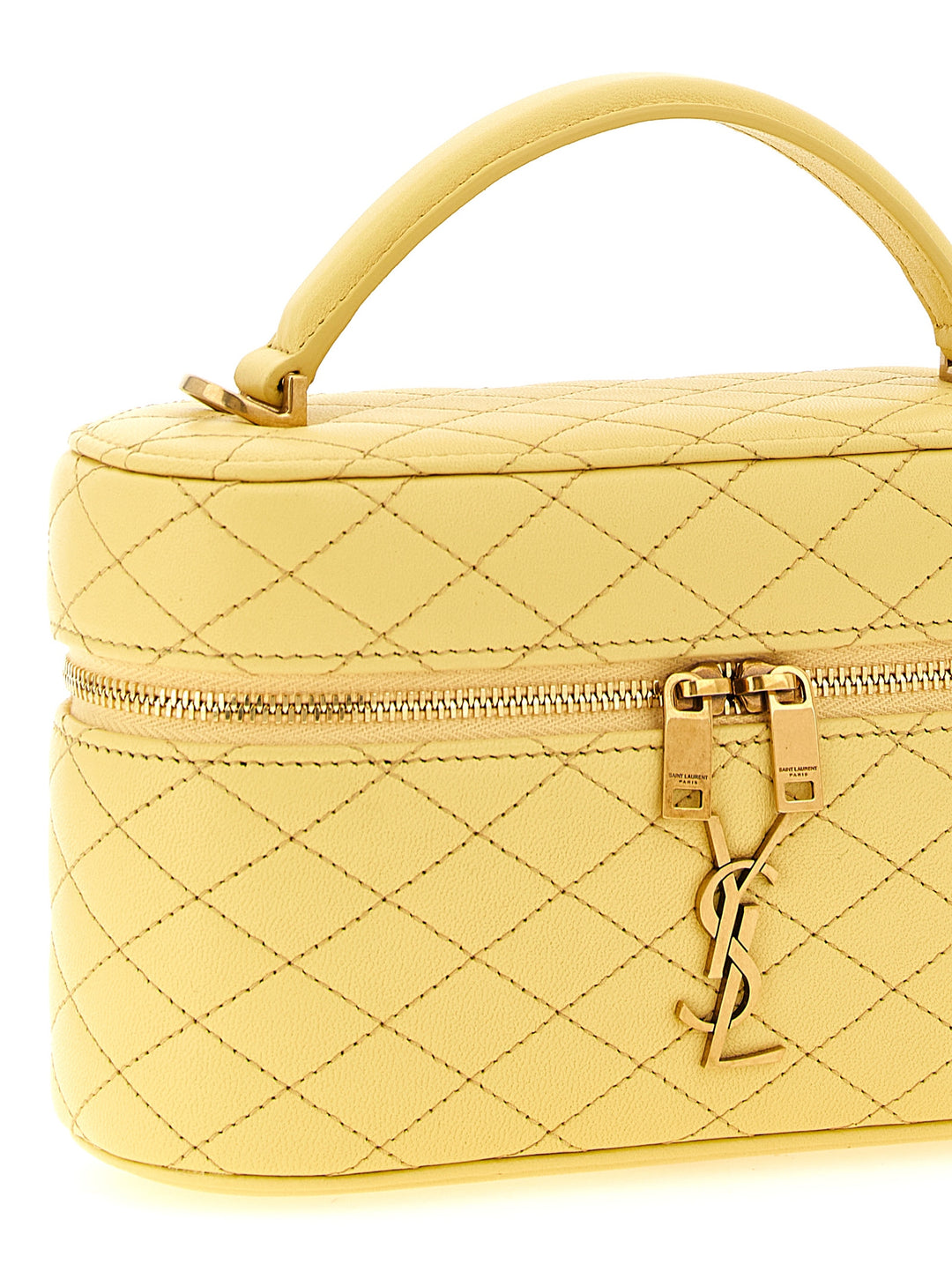 Saint Laurent Gaby Vanity Hand Bags - Yellow | 283c9bf81e04d22642aff4177e9d608f9bee7f94