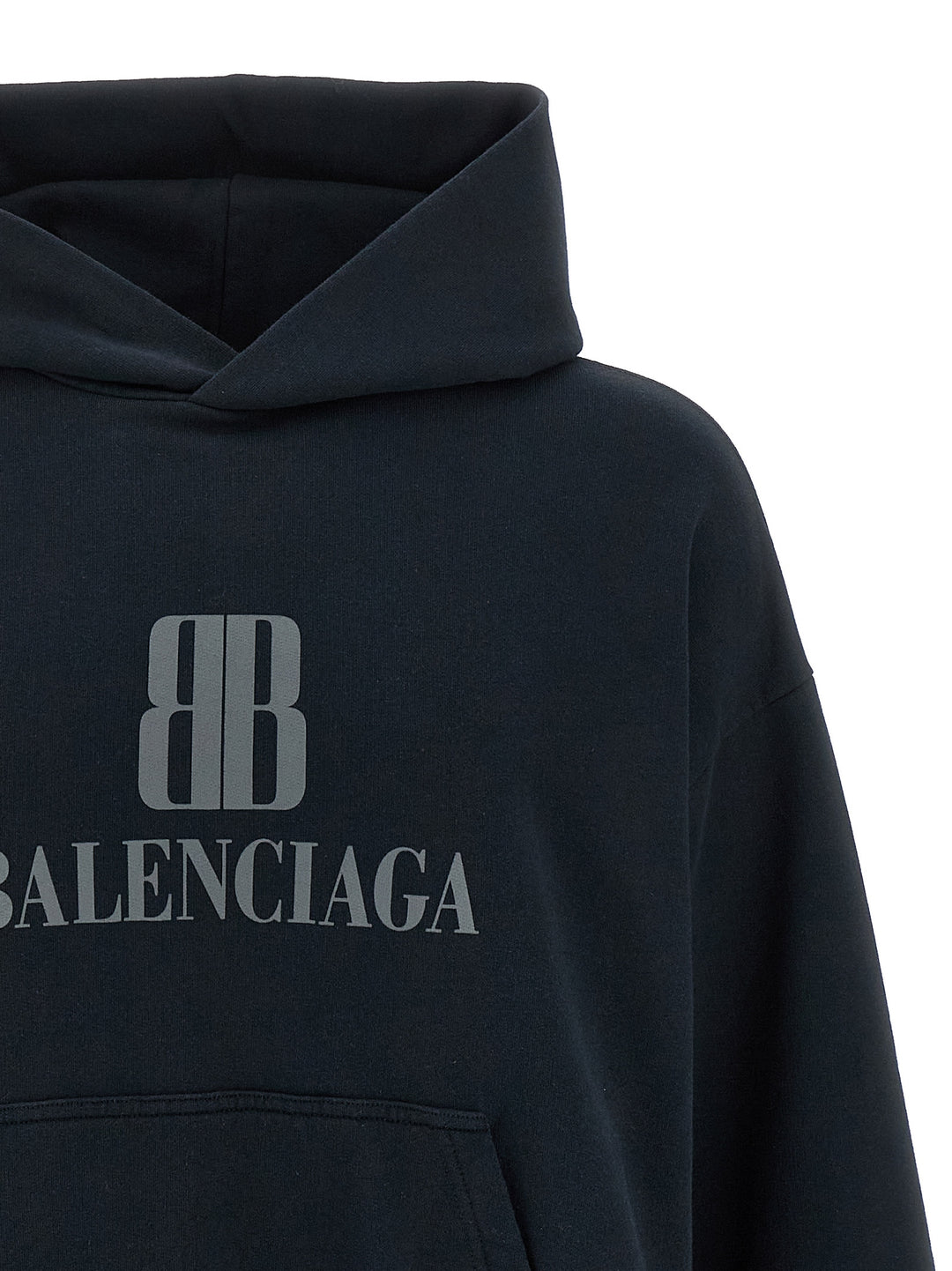 Balenciaga Nano Bb Sweatshirt - Black | 77704912de986a7cfd5b50ce0675491c0b472f3a