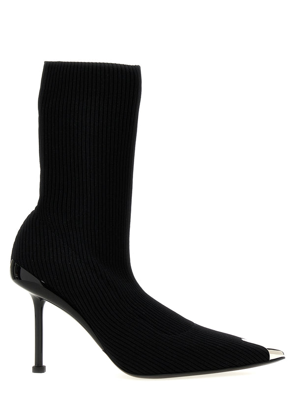 Slash Boots And Ankle Boots Black