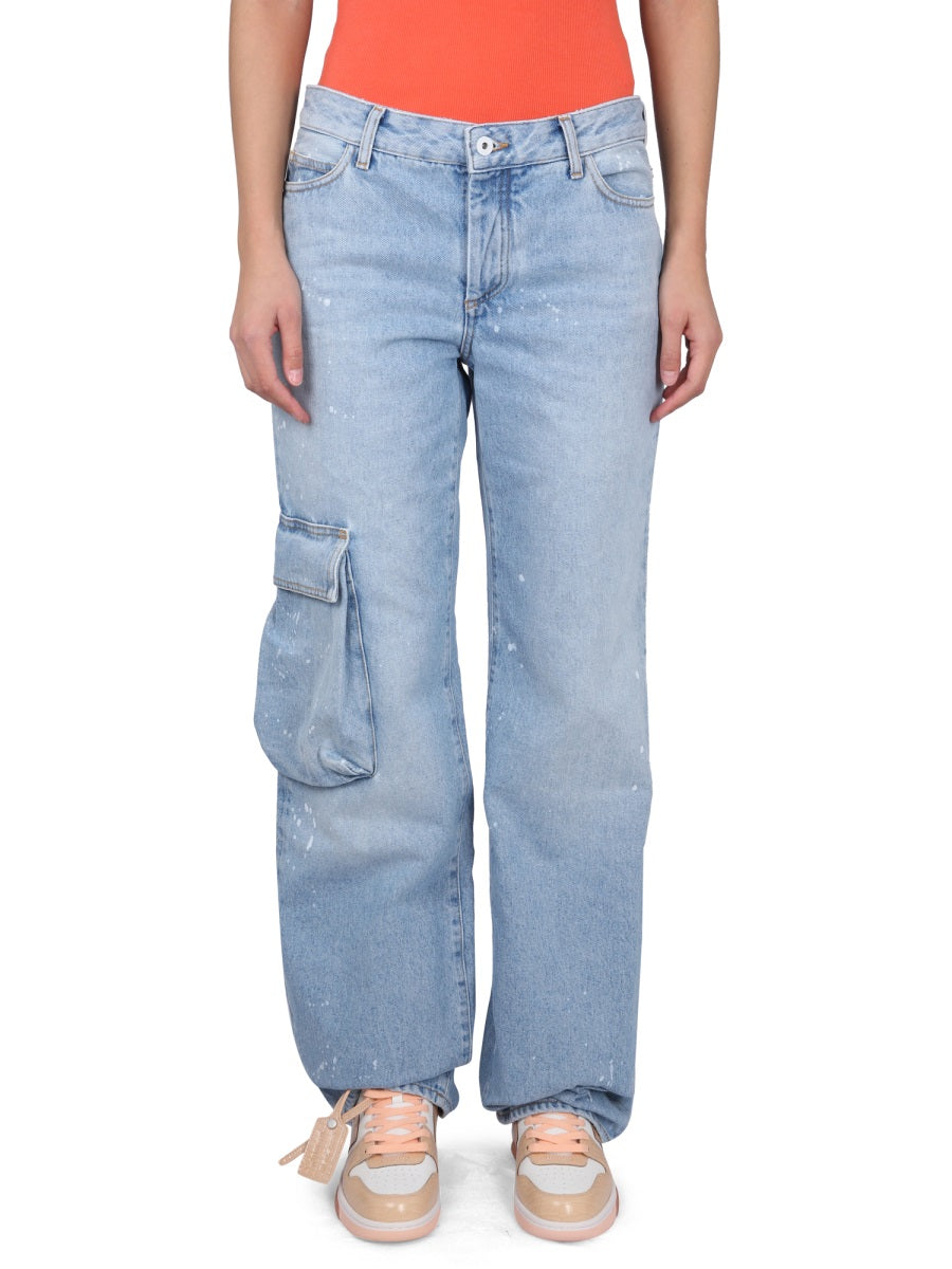 Off-White Denim - Light Blue | Wanan Luxury