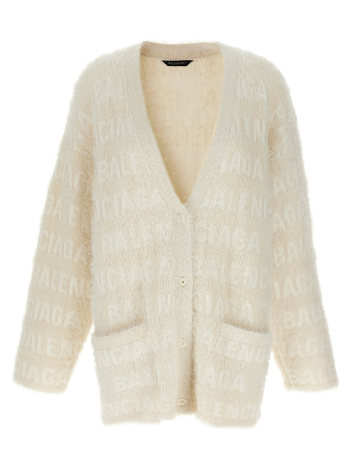 Furry Sweater, Cardigans Beige