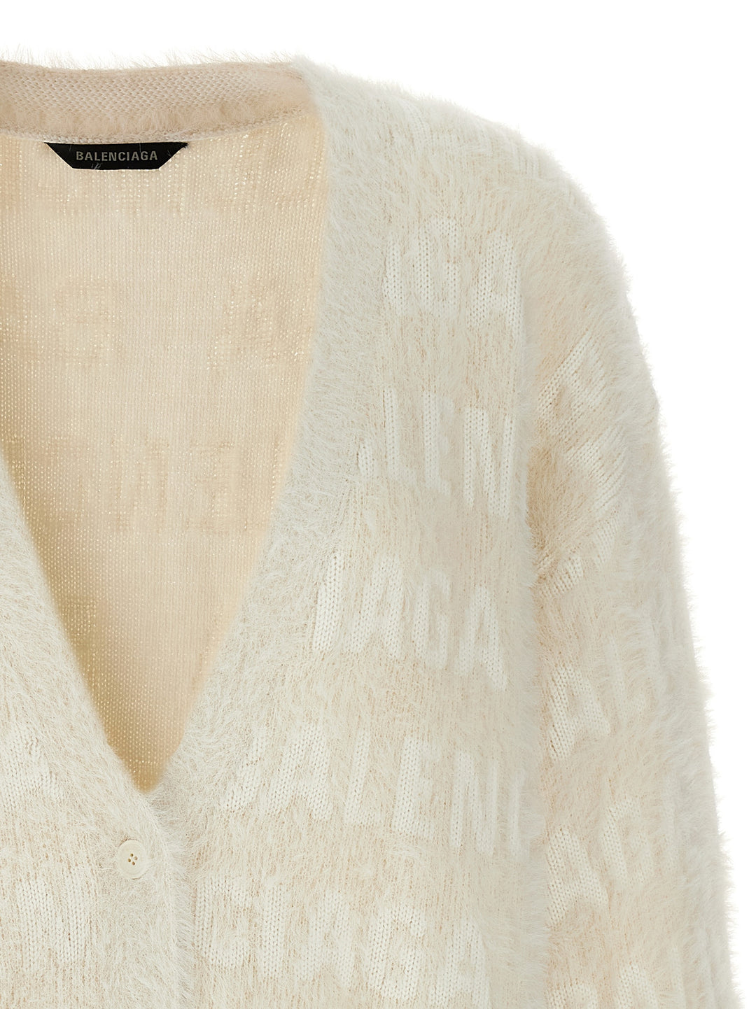 Furry Sweater, Cardigans Beige