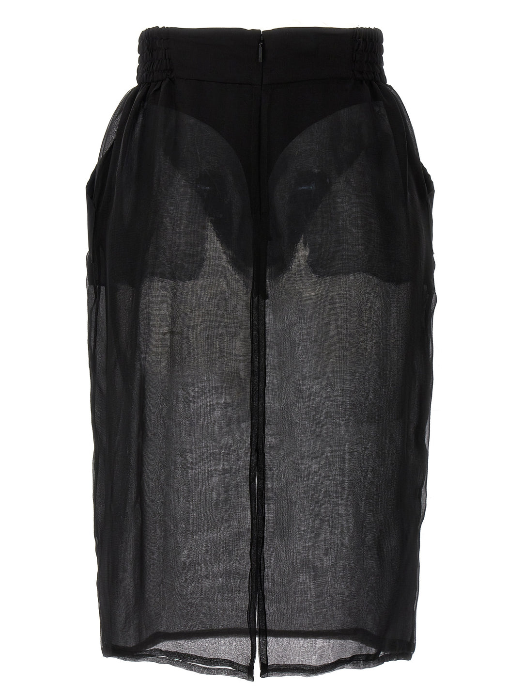 Skirt Muslin Silk Skirts Black