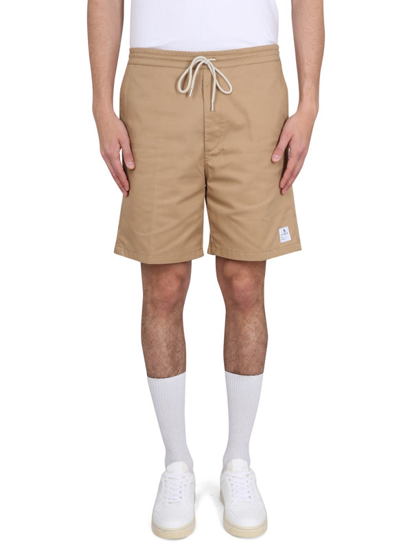 Drawstring Bermuda Shorts