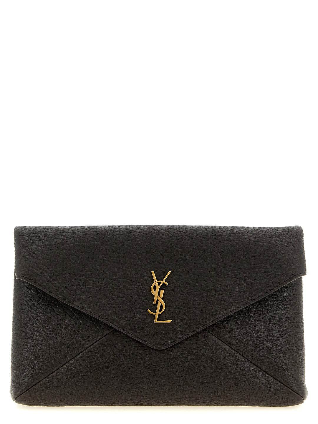Saint Laurent Envelope Clutch - Brown | 6562af736c94c387a6be8b942b25e5269ed5d009