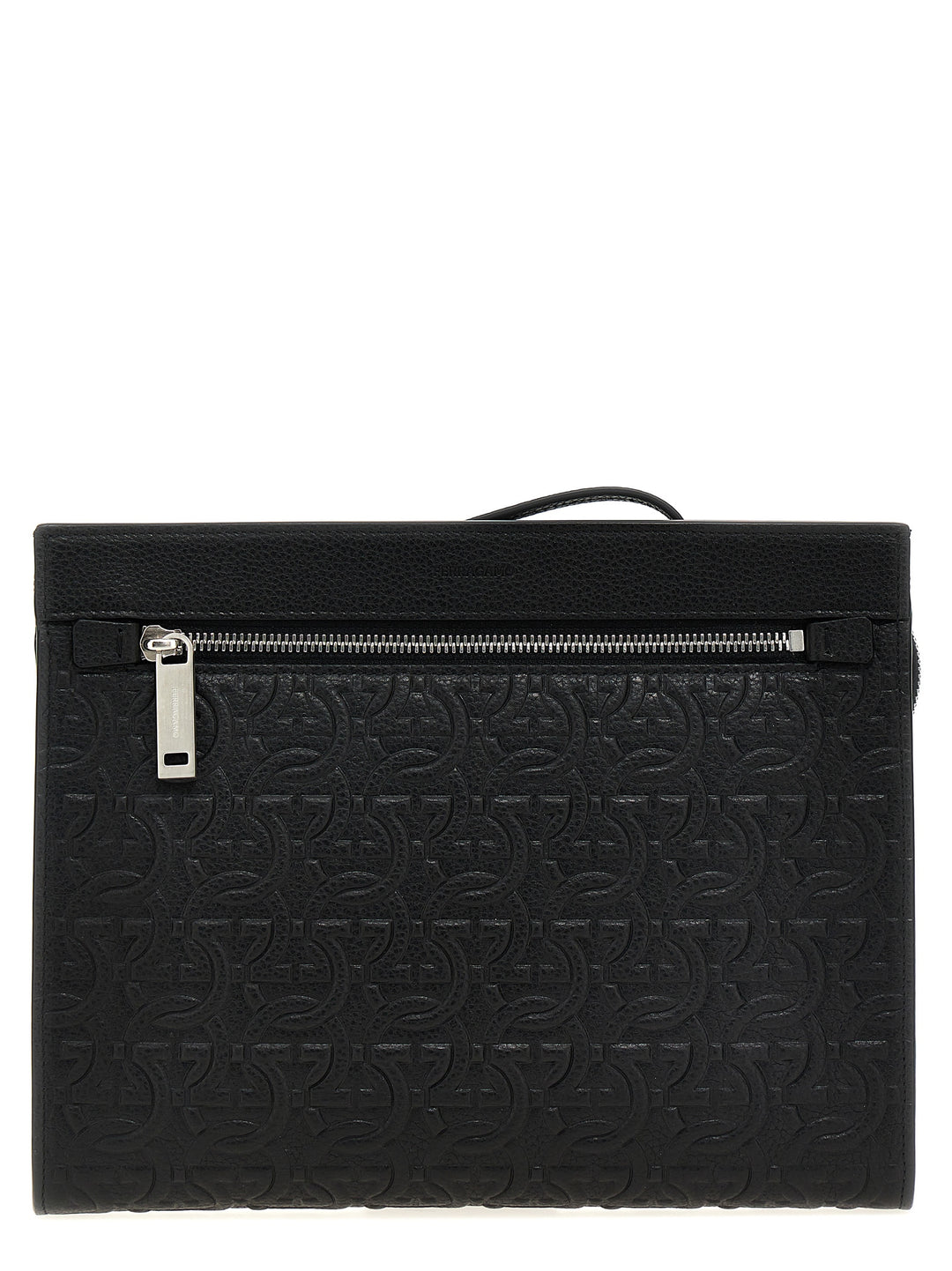 Gancini Clutch Black