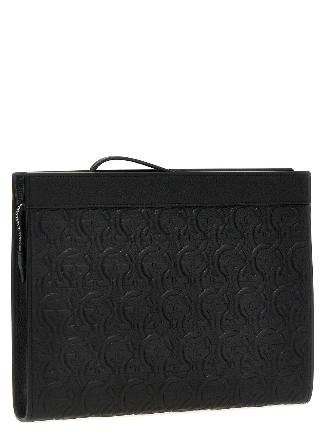 Gancini Clutch Black