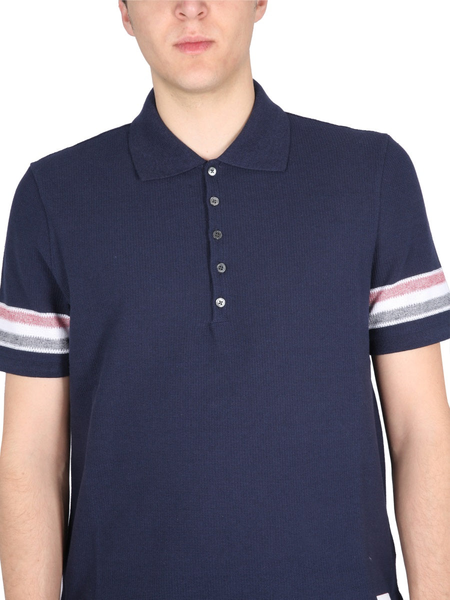 Thom Browne Polo - Blue | Wanan Luxury